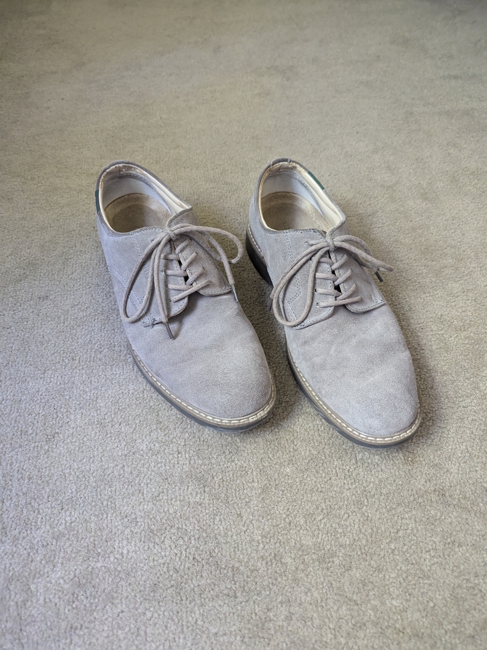 G.H. Bass & Co. Men's Gray Suede Derby Shoes